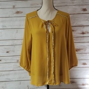 Hayden Los Angeles Tunic Blouse - Size Large